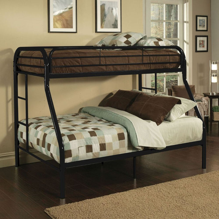 ACME Tritan Black Twin XL/Queen Bunk Bed Model 02052BK - MONAVILLA