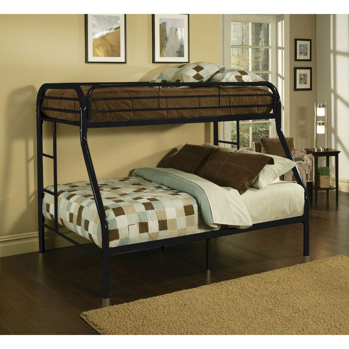 ACME Tritan Black Twin/Full Bunk Bed Model 02053BK - MONAVILLA