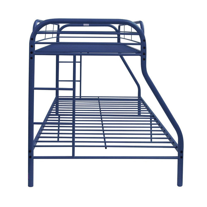 ACME Tritan Blue Twin/Full Bunk Bed Model 02053BU - MONAVILLA