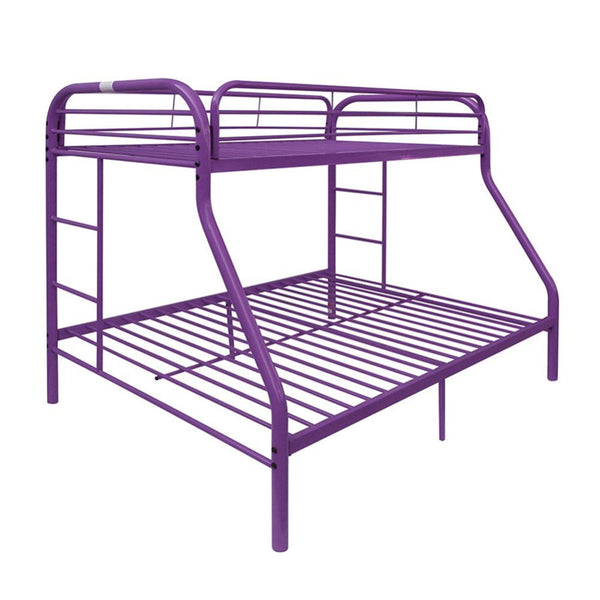 ACME Tritan Purple Twin/Full Bunk Bed Model 02053PU - MONAVILLA