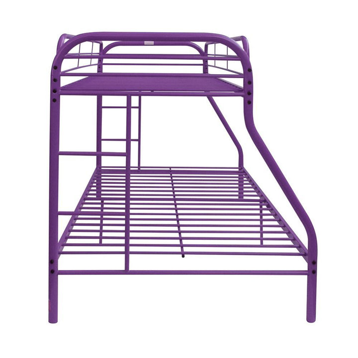 ACME Tritan Purple Twin/Full Bunk Bed Model 02053PU - MONAVILLA