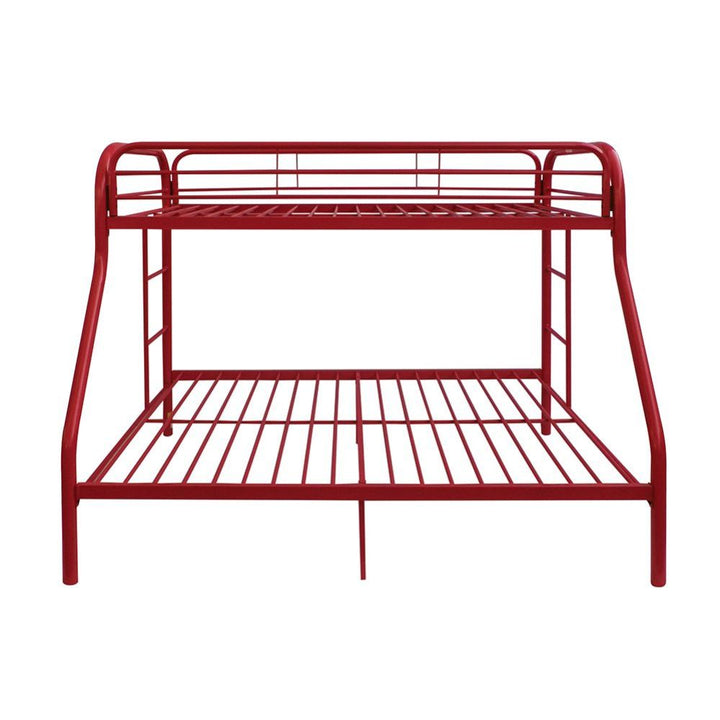 ACME Tritan Red Twin/Full Bunk Bed Model 02053RD - MONAVILLA