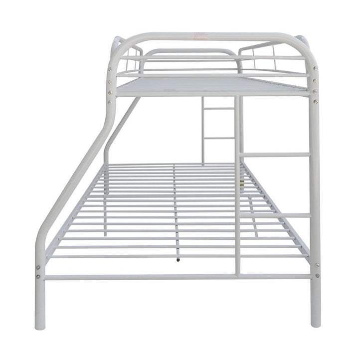 ACME Tritan White Twin/Full Bunk Bed Model 02053WH - MONAVILLA