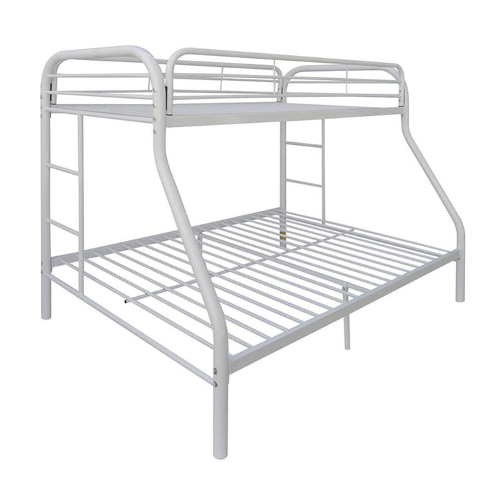 ACME Tritan White Twin/Full Bunk Bed Model 02053WH - MONAVILLA