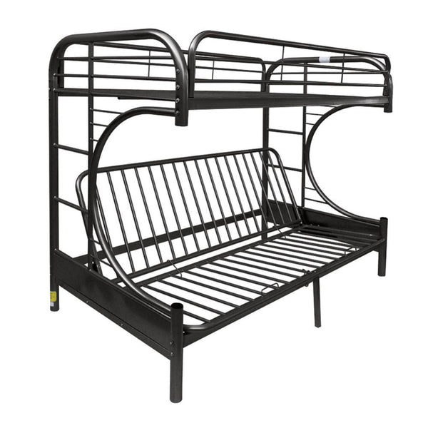 ACME Eclipse Black Twin/Full/Futon Bunk Bed Model 02091W-BK - MONAVILLA