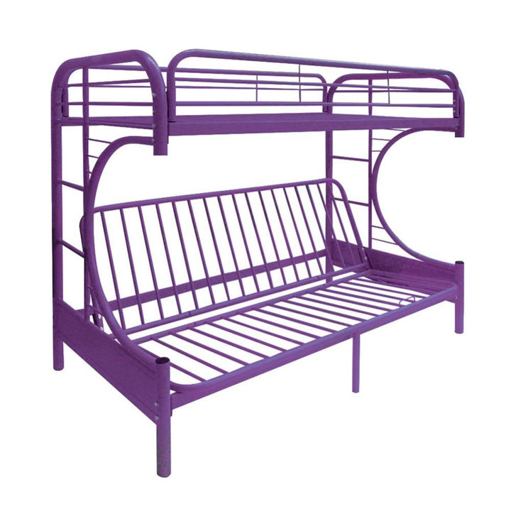 ACME Eclipse Purple Twin/Full/Futon Bunk Bed Model 02091W-PU - MONAVILLA