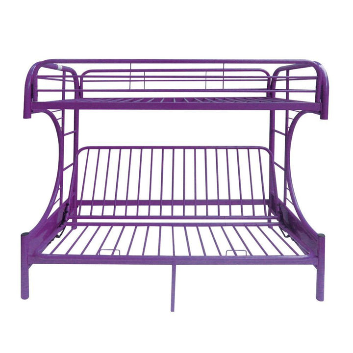 ACME Eclipse Purple Twin/Full/Futon Bunk Bed Model 02091W-PU - MONAVILLA