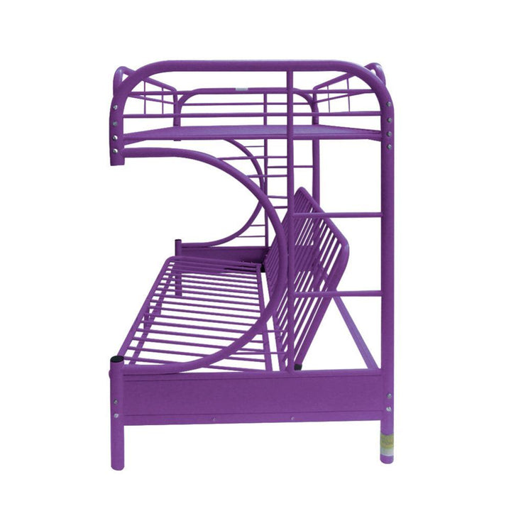 ACME Eclipse Purple Twin/Full/Futon Bunk Bed Model 02091W-PU - MONAVILLA