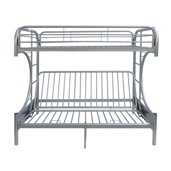 ACME Eclipse Silver Twin/Full/Futon Bunk Bed Model 02091W-SI - MONAVILLA