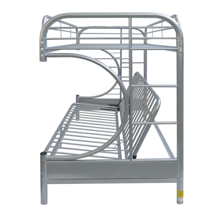 ACME Eclipse Silver Twin/Full/Futon Bunk Bed Model 02091W-SI - MONAVILLA