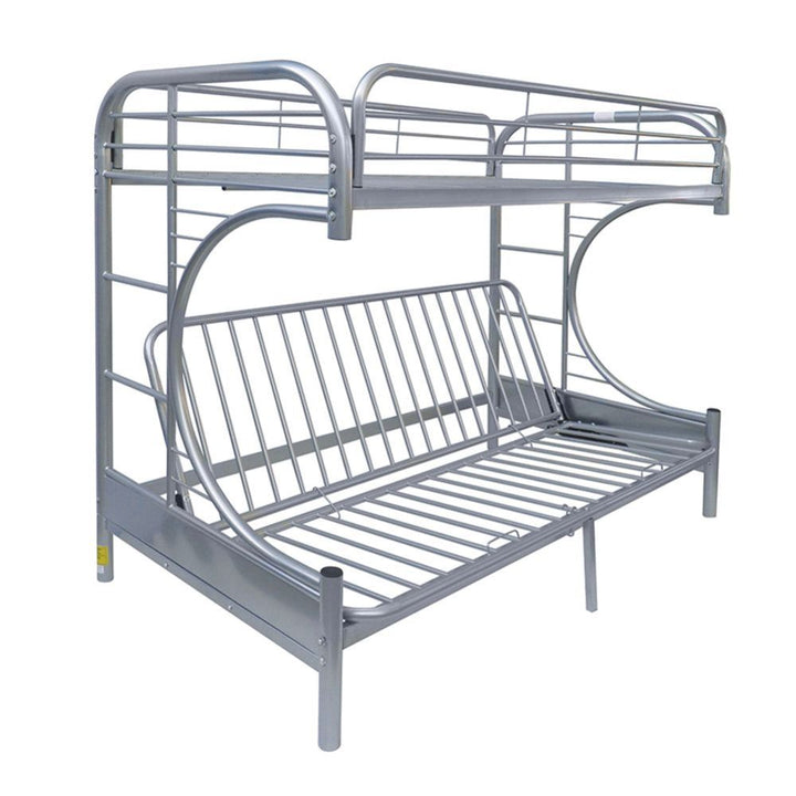 ACME Eclipse Silver Twin/Full/Futon Bunk Bed Model 02091W-SI - MONAVILLA