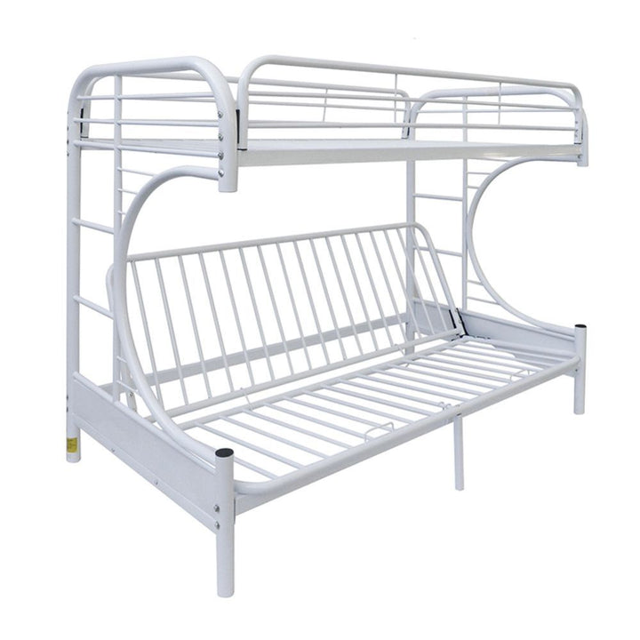 ACME Eclipse White Twin/Full/Futon Bunk Bed Model 02091W-W - MONAVILLA