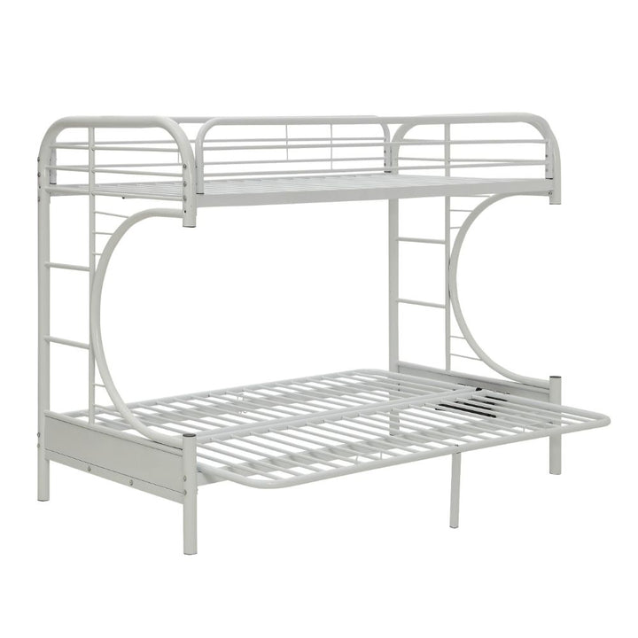 ACME Eclipse White Twin XL/Queen/Futon Bunk Bed Model 02093WH - MONAVILLA