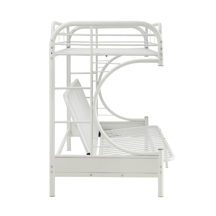 ACME Eclipse White Twin XL/Queen/Futon Bunk Bed Model 02093WH - MONAVILLA