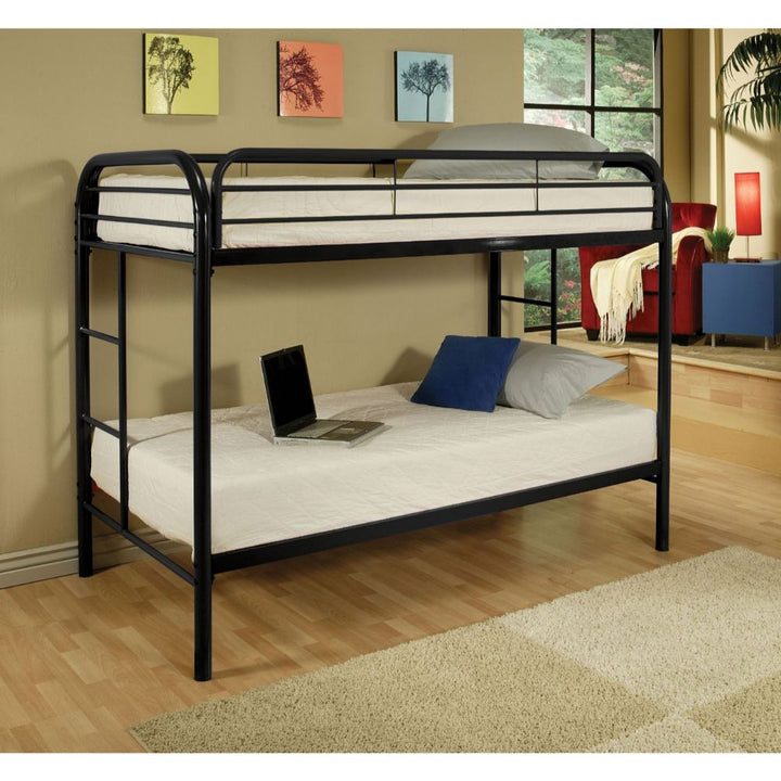 ACME Thomas Black Twin/Twin Bunk Bed Model 02188BK - MONAVILLA