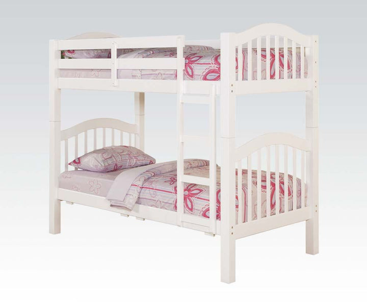 ACME Heartland White Twin/Twin Bunk Bed Model 2354 - MONAVILLA