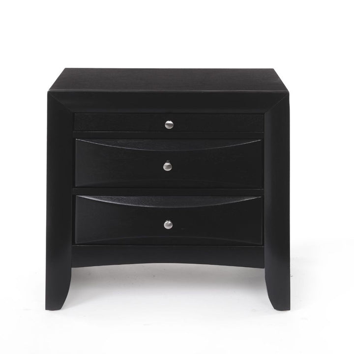 ACME Ireland Black Nightstand Model 4163 - MONAVILLA