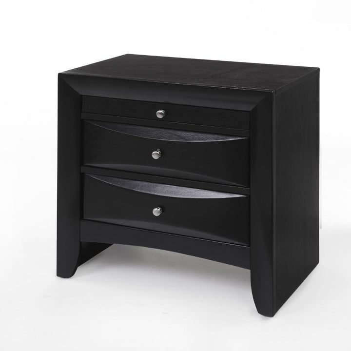 ACME Ireland Black Nightstand Model 4163 - MONAVILLA