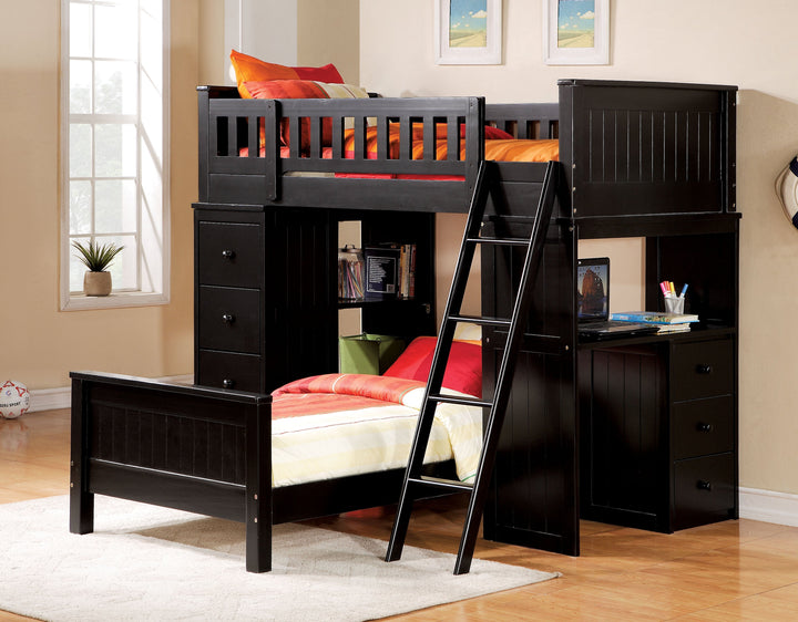 ACME Willoughby Black Twin Bed Model 10988W - MONAVILLA