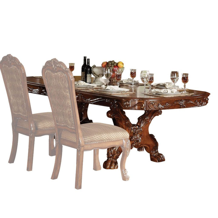 ACME Dresden Cherry Oak Dining Table Model 12150 - MONAVILLA