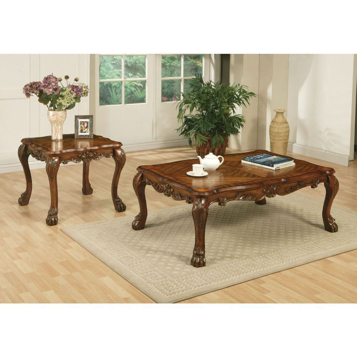 ACME Dresden Cherry Oak Coffee Table Model 12165 - MONAVILLA