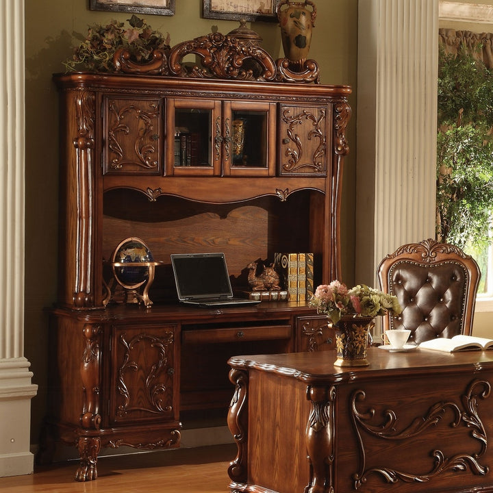 ACME Dresden Executive Computer Desk W/Hutch Model 12172 - MONAVILLA