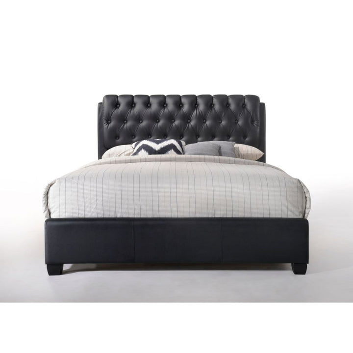 ACME Ireland II Black PU Bed Model 14350 - MONAVILLA