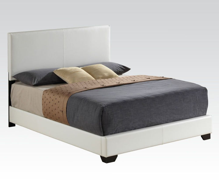 ACME Ireland III White PU Full Bed Model 14395F - MONAVILLA