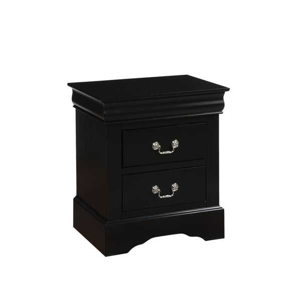 ACME Louis Philippe III Black Nightstand Model 19503 - MONAVILLA