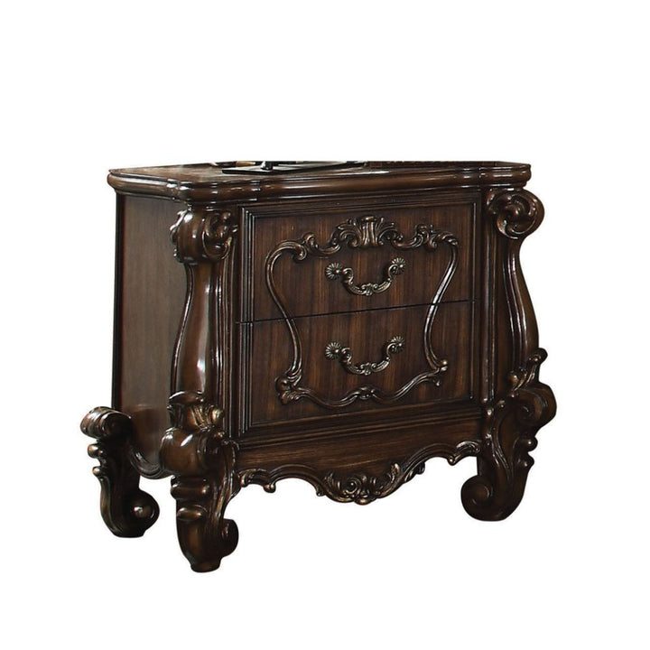 ACME Versailles Cherry Oak Nightstand Model 21103 - MONAVILLA