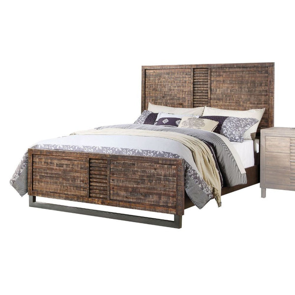 ACME Andria Reclaimed Oak Bed Model 21290 - MONAVILLA