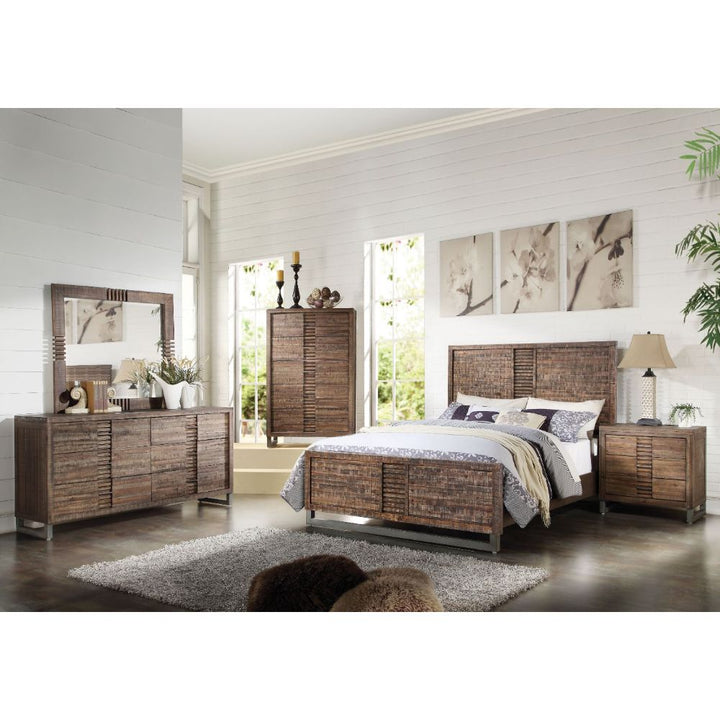 ACME Andria Reclaimed Oak Nightstand Model 21293 - MONAVILLA