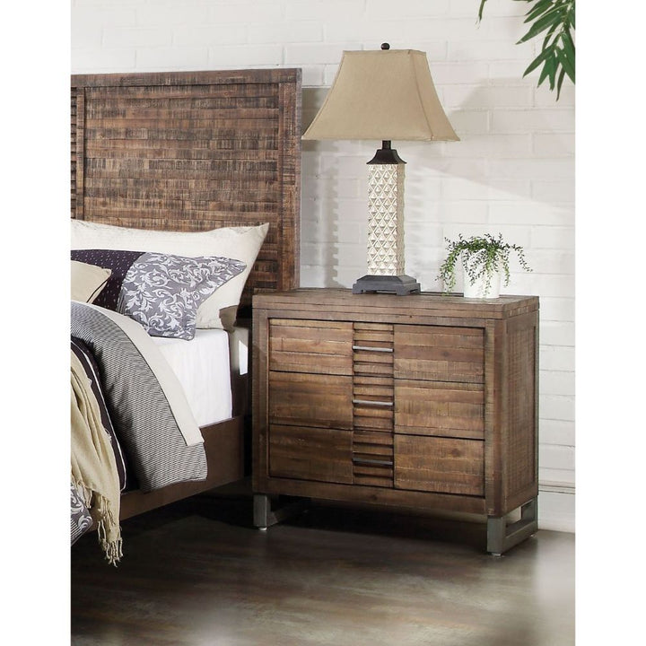 ACME Andria Reclaimed Oak Nightstand Model 21293 - MONAVILLA