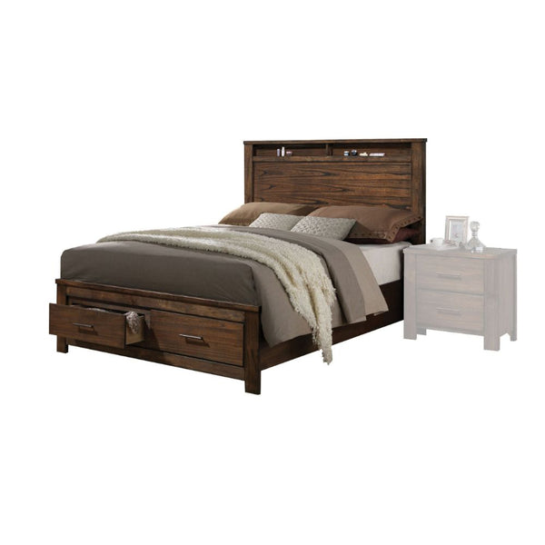 ACME Merrilee Oak Queen Bed Model 21680Q - MONAVILLA