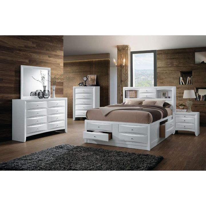 ACME Ireland White Bed Model 21700 - MONAVILLA