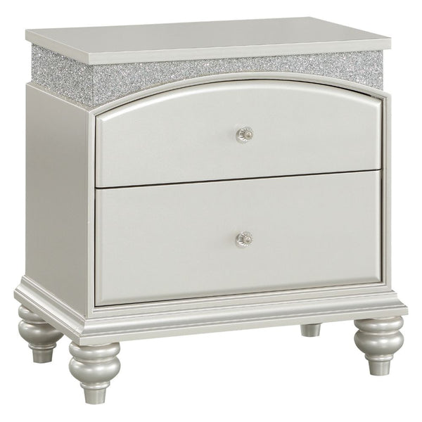 ACME Maverick Platinum Nightstand Model 21803 - MONAVILLA