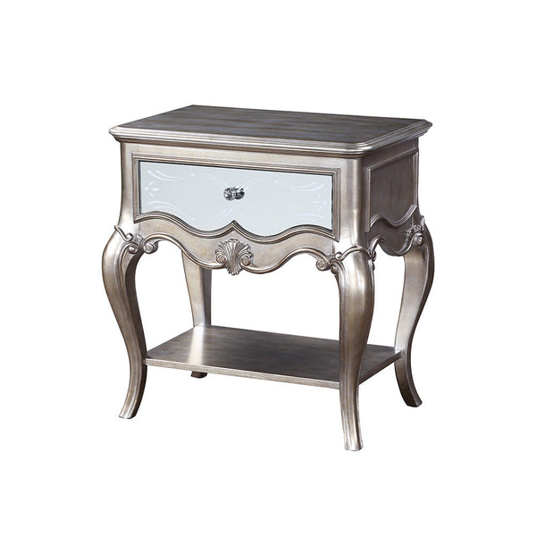 ACME Esteban Antique Champagne Nightstand Model 22207 - MONAVILLA