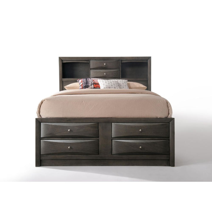 ACME Ireland Gray Oak Bed Model 22700 - MONAVILLA