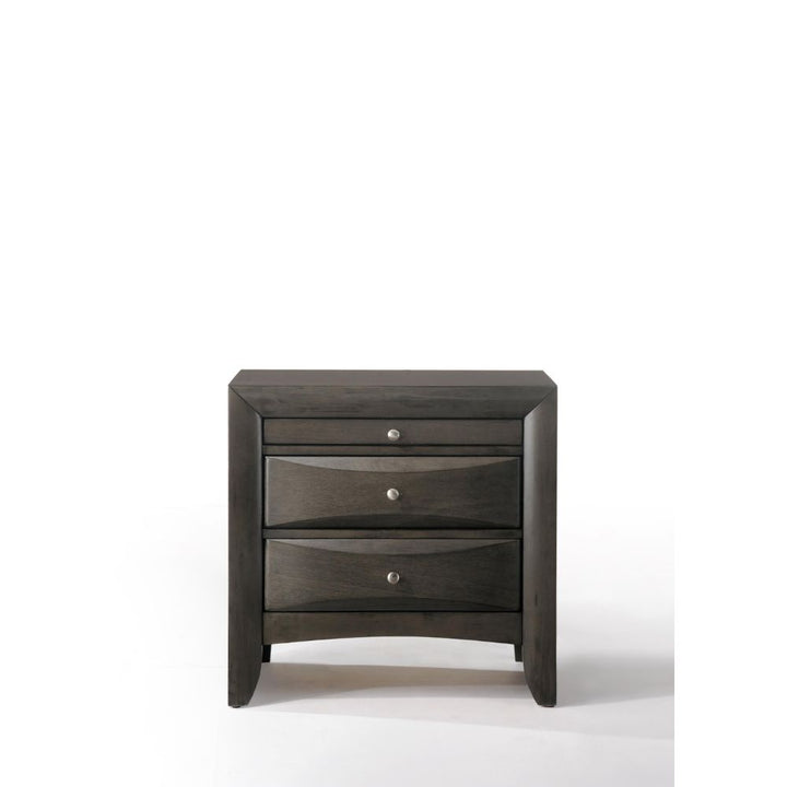 ACME Ireland Gray Oak Nightstand Model 22704 - MONAVILLA