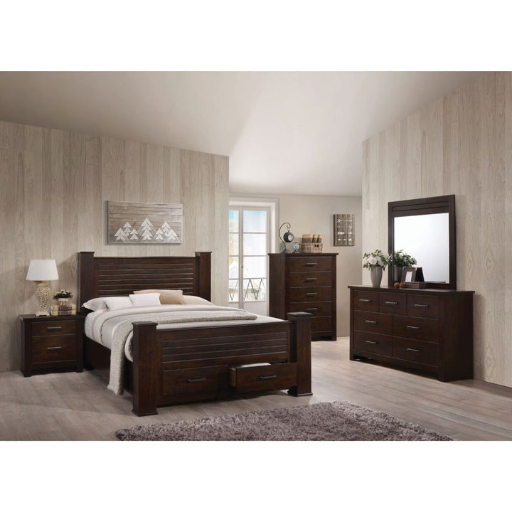 ACME Panang Mahogany Bed Model 23370 - MONAVILLA