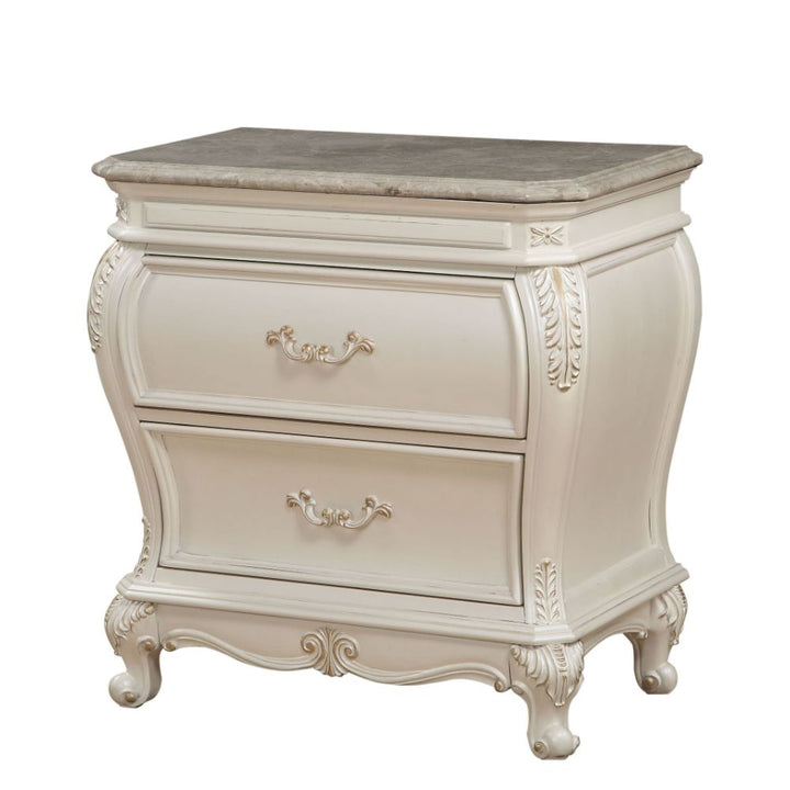 ACME Chantelle Pearl White Nightstand Model 23543 - MONAVILLA