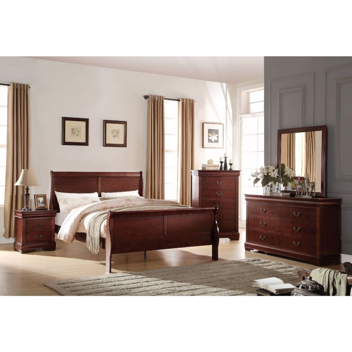 ACME Louis Philippe Cherry Bed Model 23750 - MONAVILLA