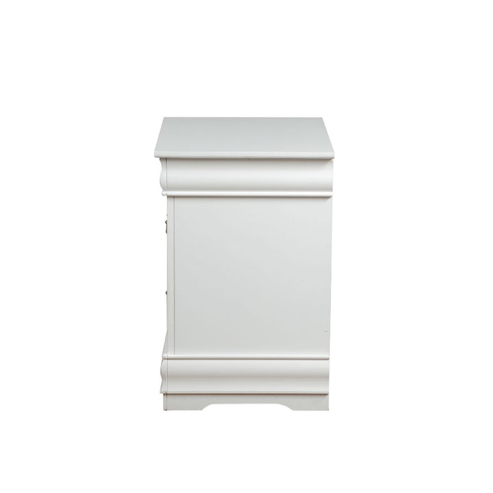 ACME Louis Philippe White Nightstand Model 23833 - MONAVILLA