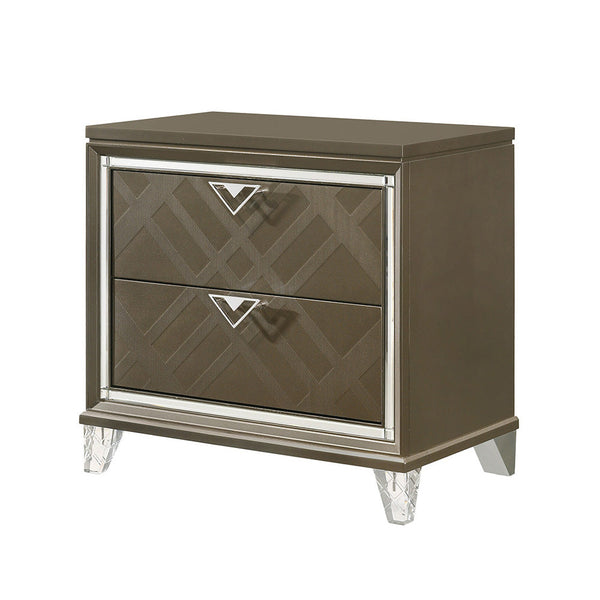 ACME Skylar Dark Champagne Nightstand Model 25323 - MONAVILLA