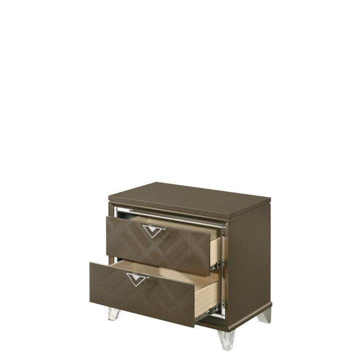 ACME Skylar Dark Champagne Nightstand Model 25323 - MONAVILLA