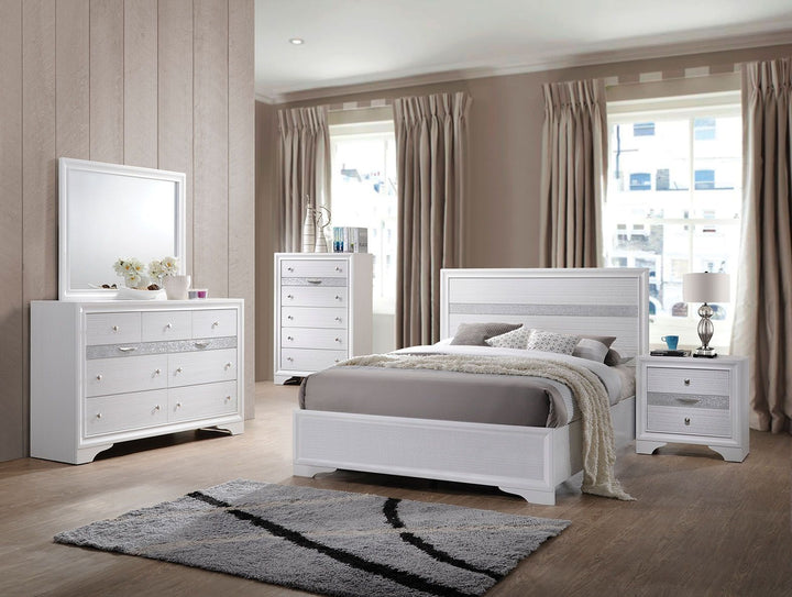 ACME Naima White Twin Bed Model 25760T - MONAVILLA