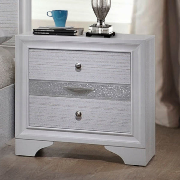 ACME Naima White Nightstand Model 25773