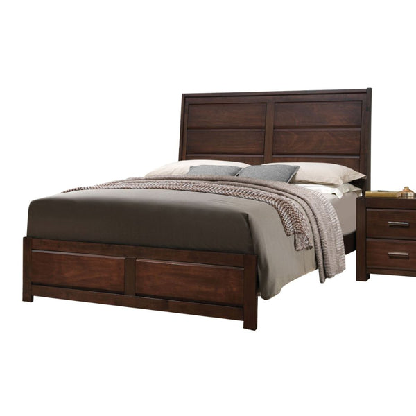 ACME Oberreit Walnut Queen Bed Model 25790Q - MONAVILLA