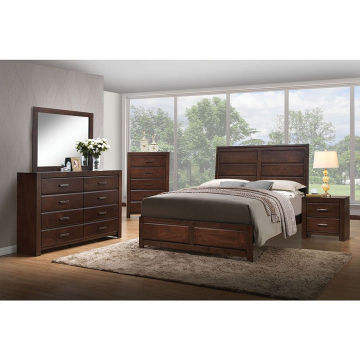 ACME Oberreit Walnut Bed Model 25790 - MONAVILLA