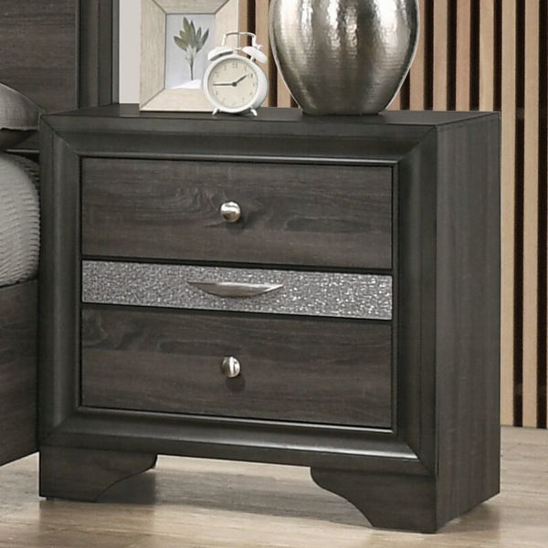 ACME Naima Gray Nightstand Model 25973